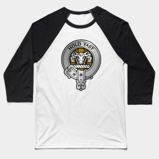 Clan MacLeod Crest & Tartan Baseball T-Shirt